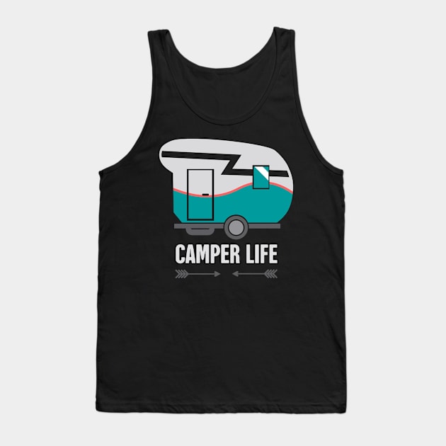 Camper Life | Retro RV Tank Top by MeatMan